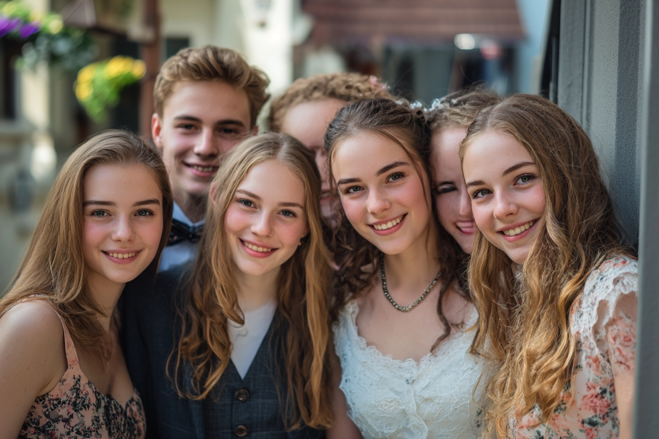 Festliche Jugendmode